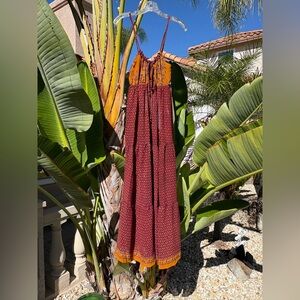 Indian Boutique Fall Colored Sheer Maxi Dress Feminine Vacation Hawaiian Black